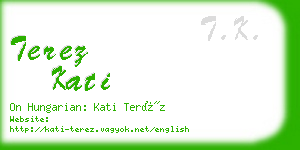 terez kati business card